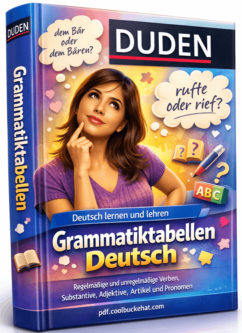 Duden Grammatiktabellen Deutsch German Edition